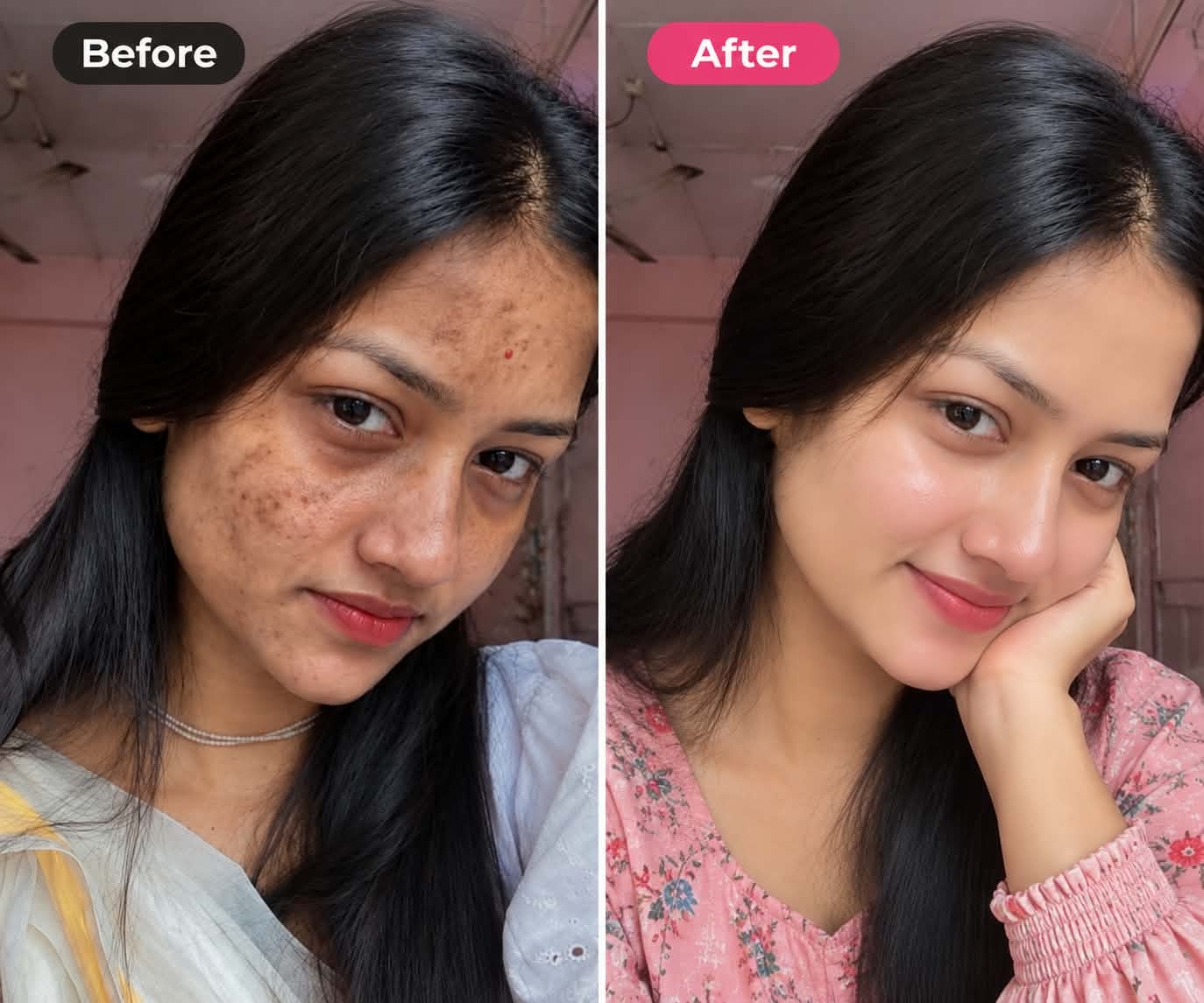 গ্রাহকের ফলাফল 3 — আগে ও পরে